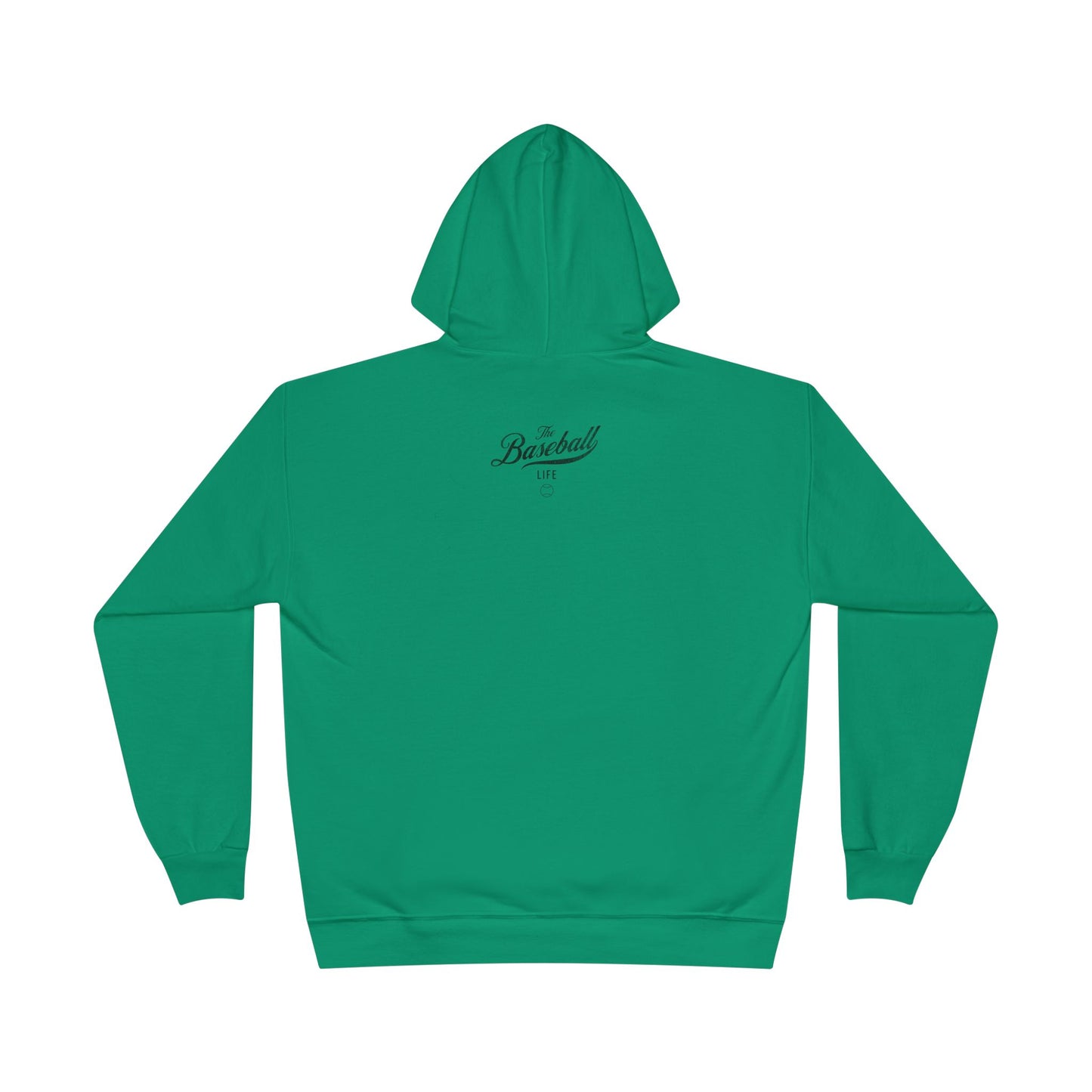 The Baseball Life Hoodie w/Grommets_Black Print