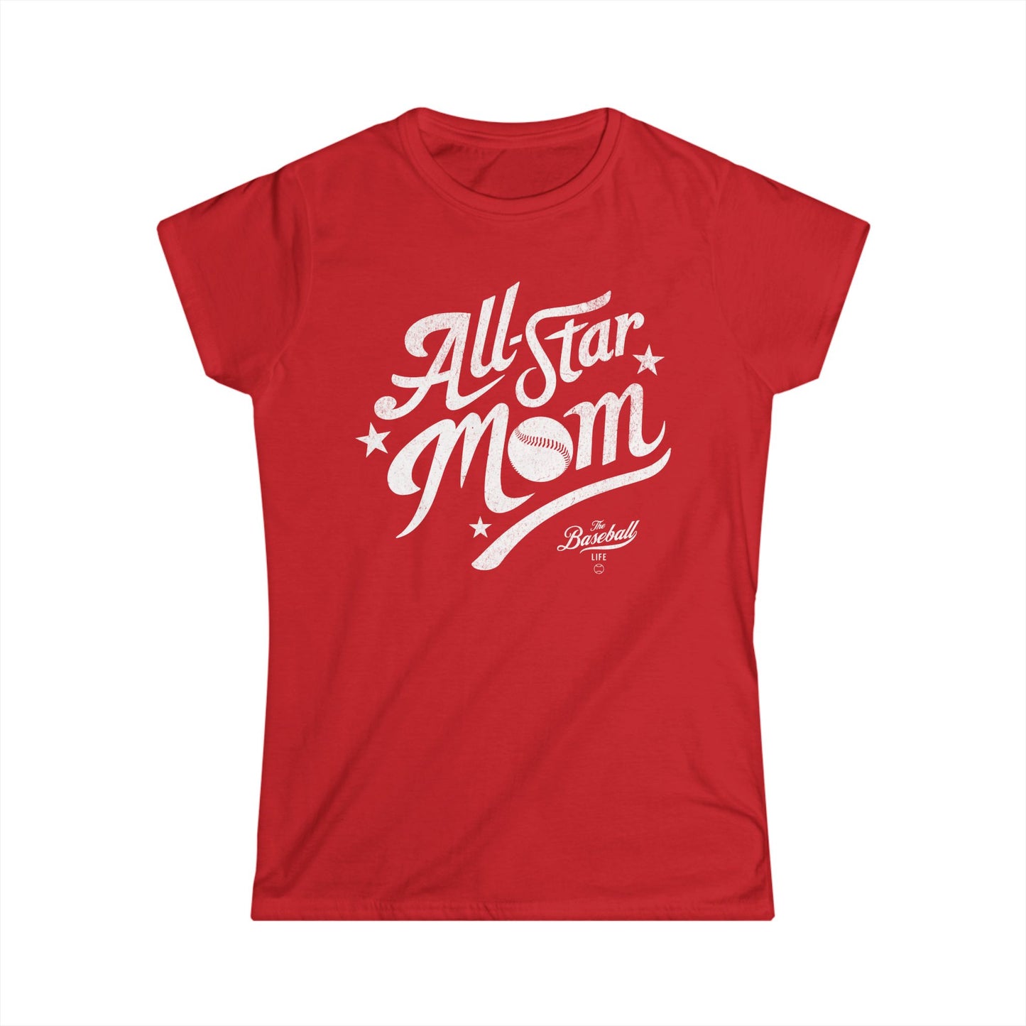 Women's All-Star Mom Baseball T-Shirt