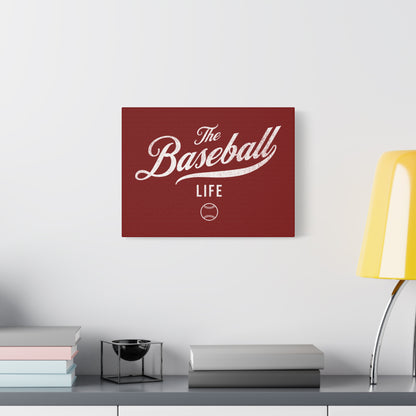 Wall Art Canvas_Maroon w White