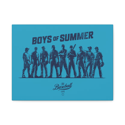 Boys of Summer Wall Art Canvas_Aqua