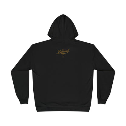 The Baseball Life Hoodie w/Grommets_Old Gold Print