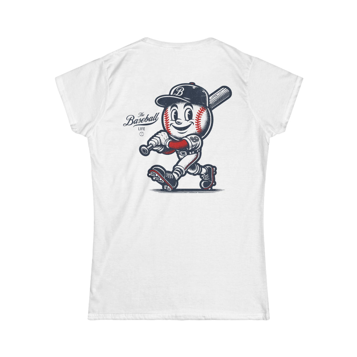 Mr. Baseball Mascot Batter Up Women's T-Shirt