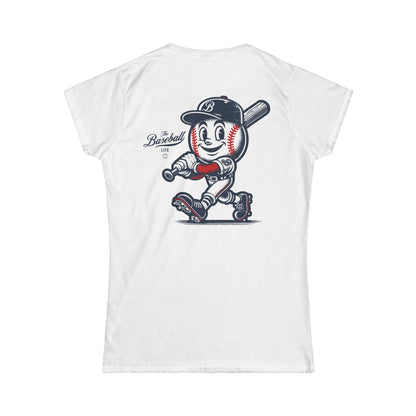 Mr. Baseball Mascot Batter Up Women's T-Shirt