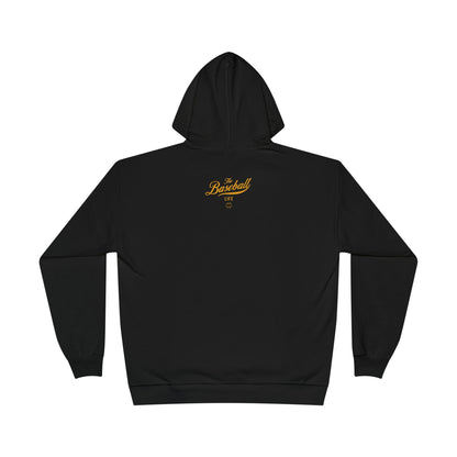 The Baseball Life Hoodie w/Grommets_Yellow Gold Print