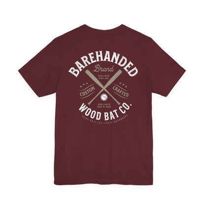 Barehanded Wood Bat Co. Baseball T-Shirt