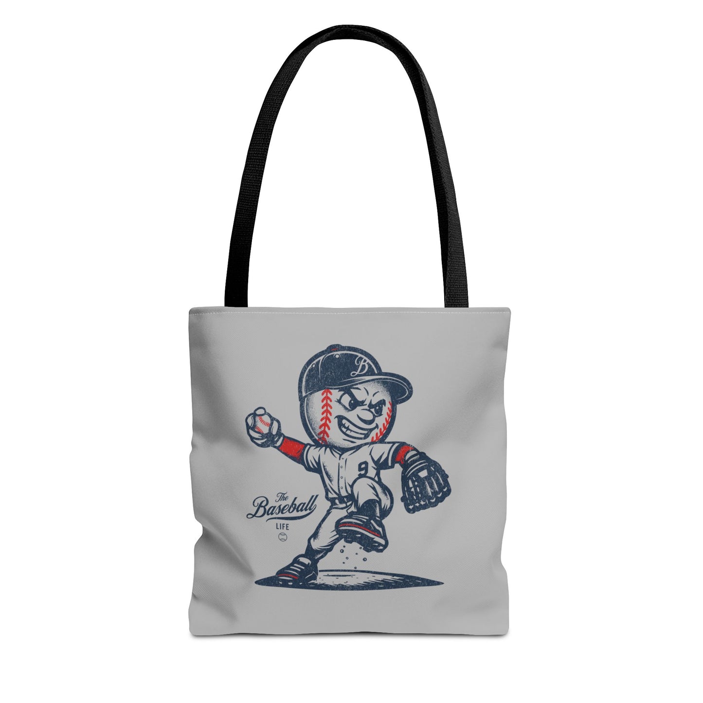 Mr. Baseball Mascot Pitching Tote