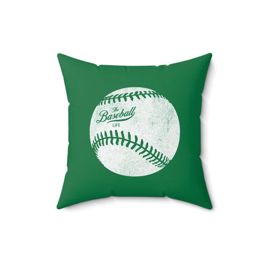 Accent Pillow_Weathered Baseball_Green