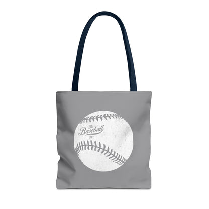 Weathered Baseball Tote Bag_Medium Gray