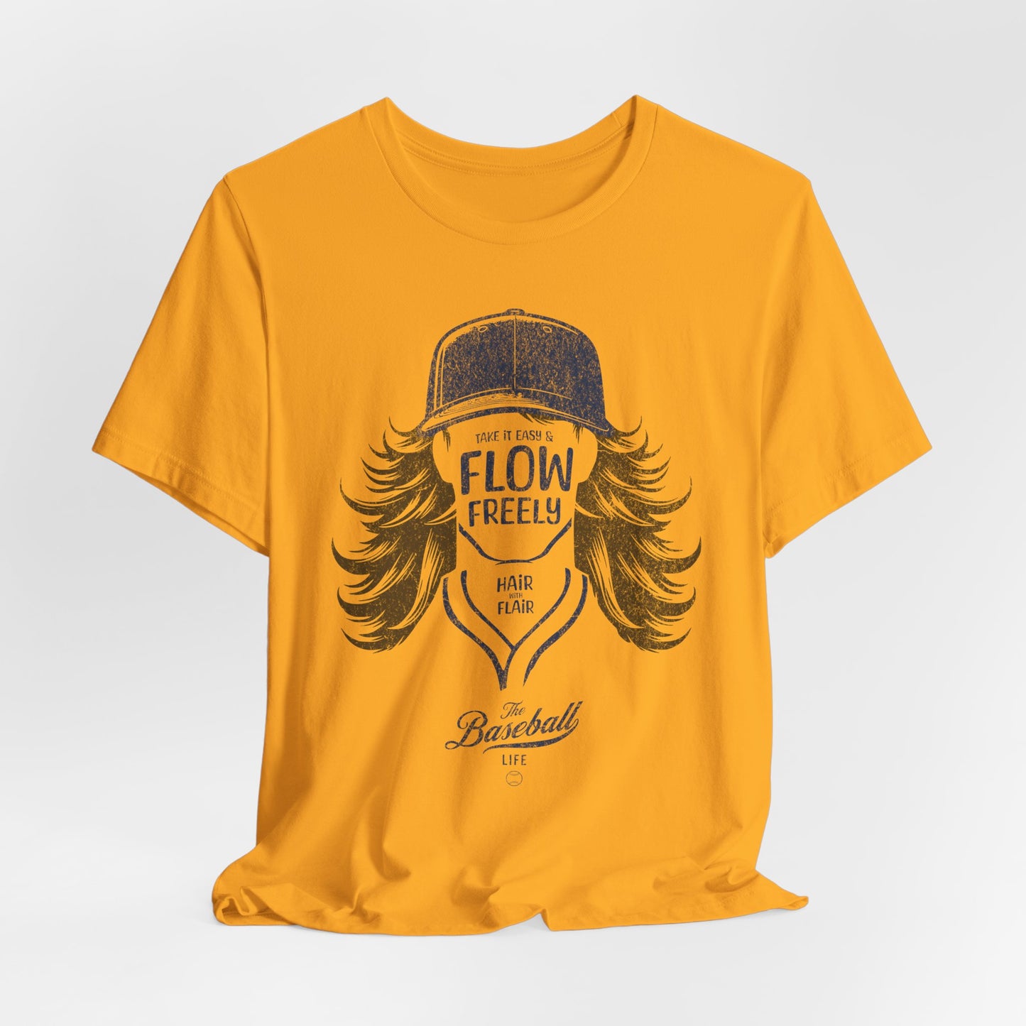 Flow Freely Baseball Hair T-Shirt