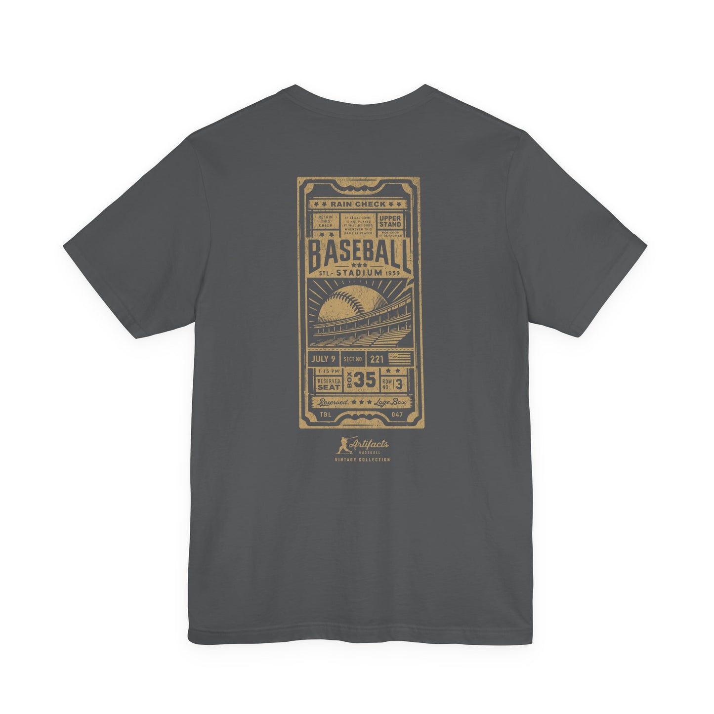Box Seat Ticket Baseball T-Shirt