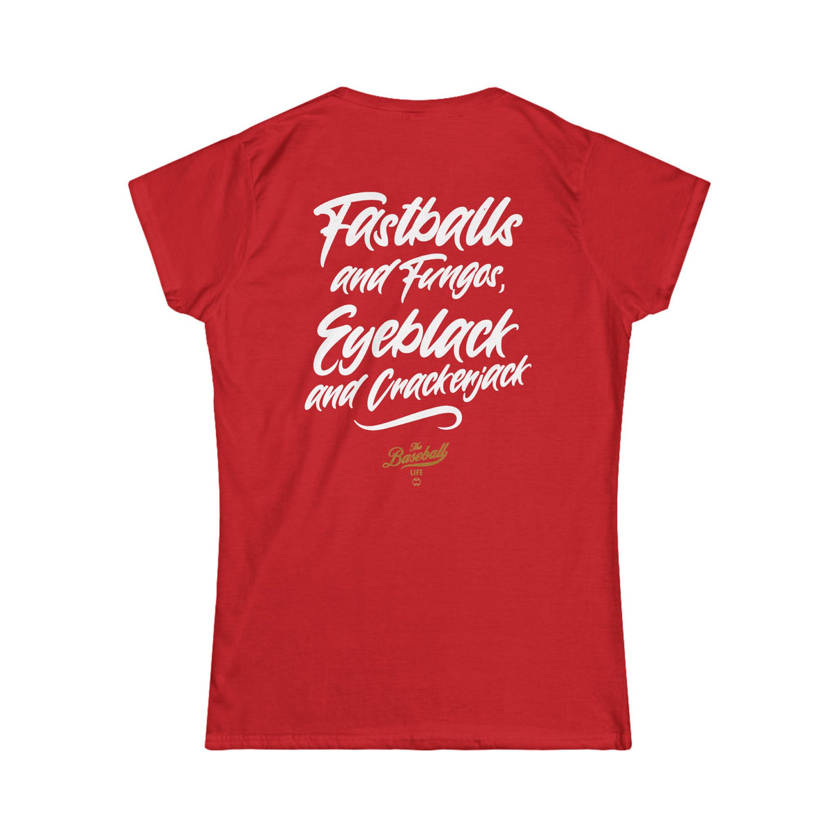 Fastballs and Fungos Women's Baseball T-Shirt