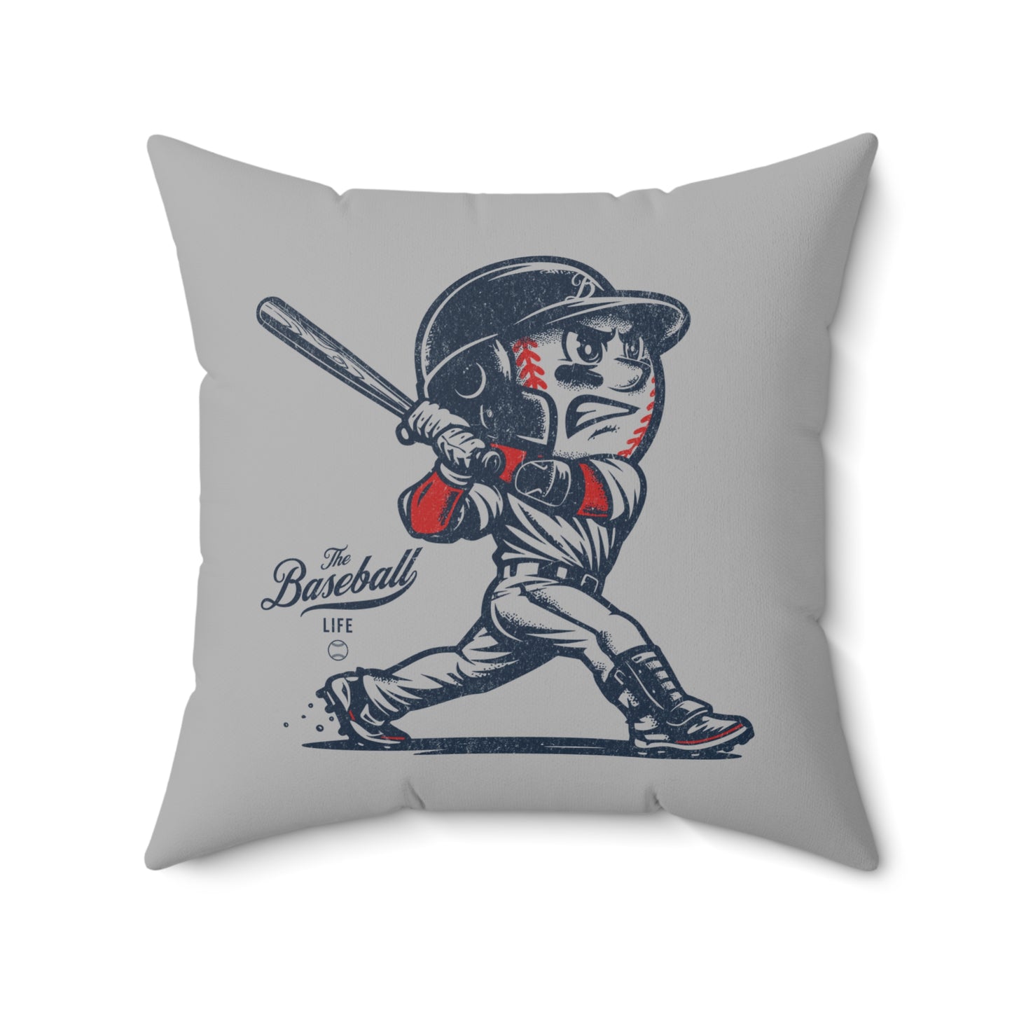 Accent Pillow Mr. Baseball Mascot Home Run
