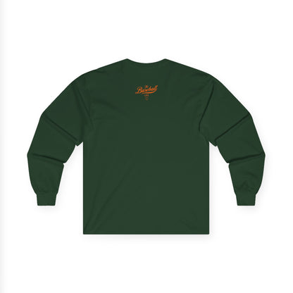 The Baseball Life Long Sleeve T-Shirt_Orange Print