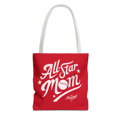 All-Star Mom Tote Bag_Red