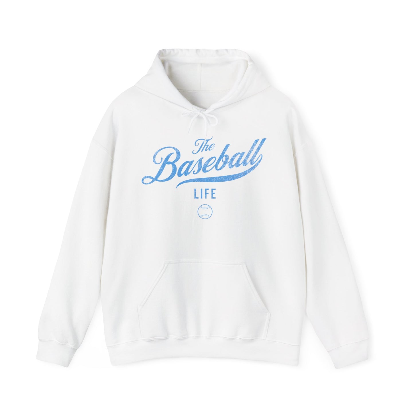 The Baseball Life Hoodie_Carolina Blue Print