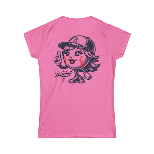 Miss Baseball Mascot Women's T-Shirt