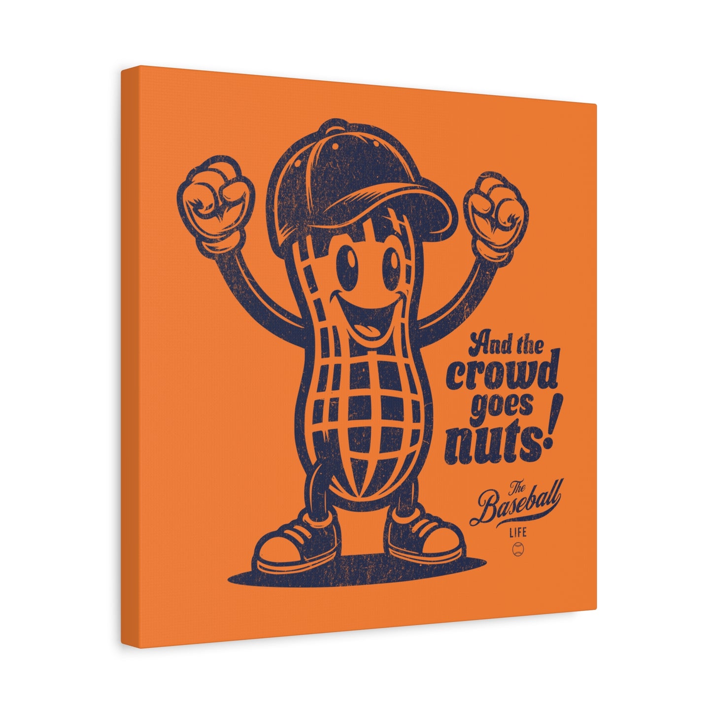 Crowd Goes Nuts Wall Art Canvas_Orange