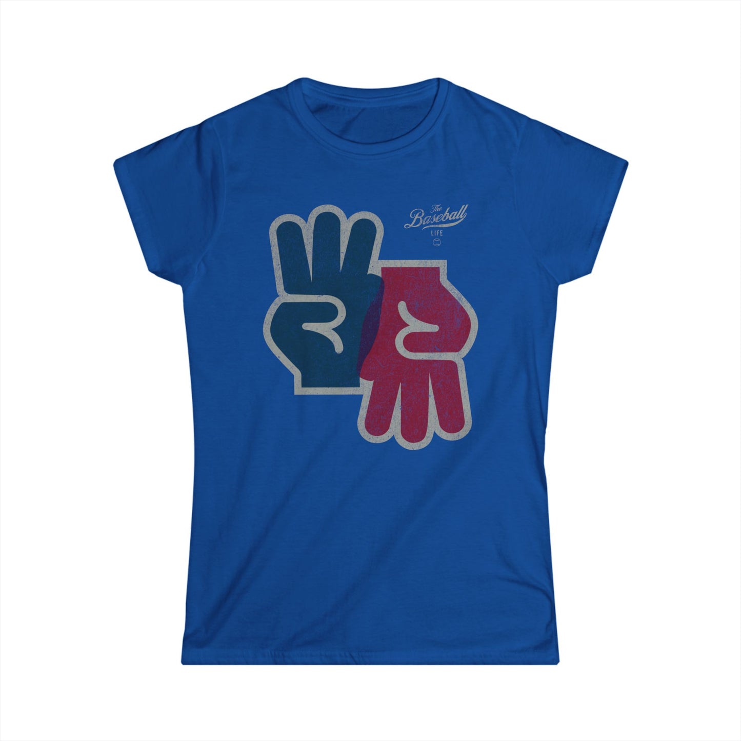 Women's 3-Up 3-Down Baseball T-Shirt