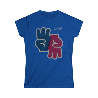 Women's 3-Up 3-Down Baseball T-Shirt