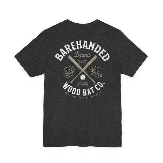 Barehanded Wood Bat Co. Baseball T-Shirt