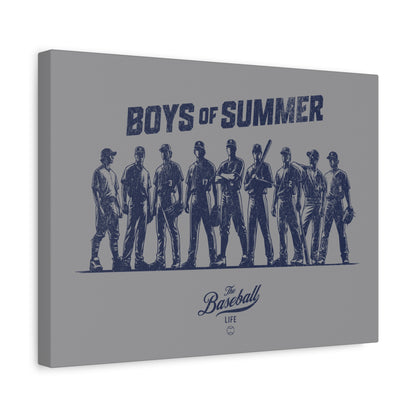Boys of Summer Wall Art Canvas_Medium Gray