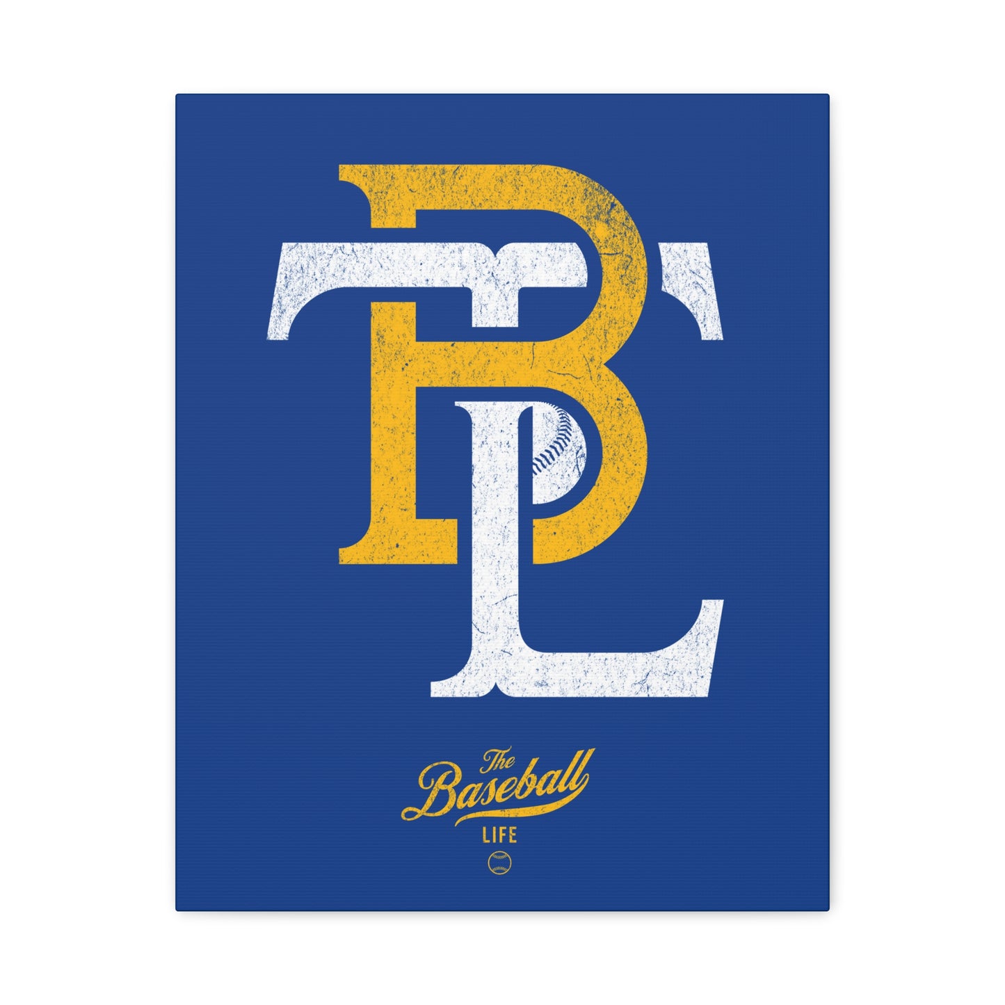 TBL Insignia Wall Art Canvas_Royal Blue
