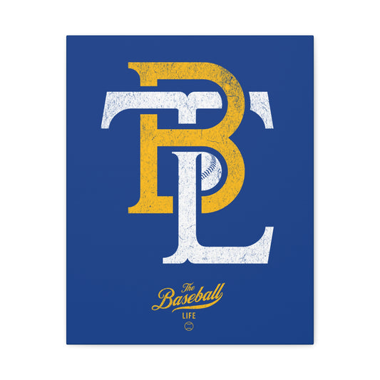 TBL Insignia Wall Art Canvas_Royal Blue