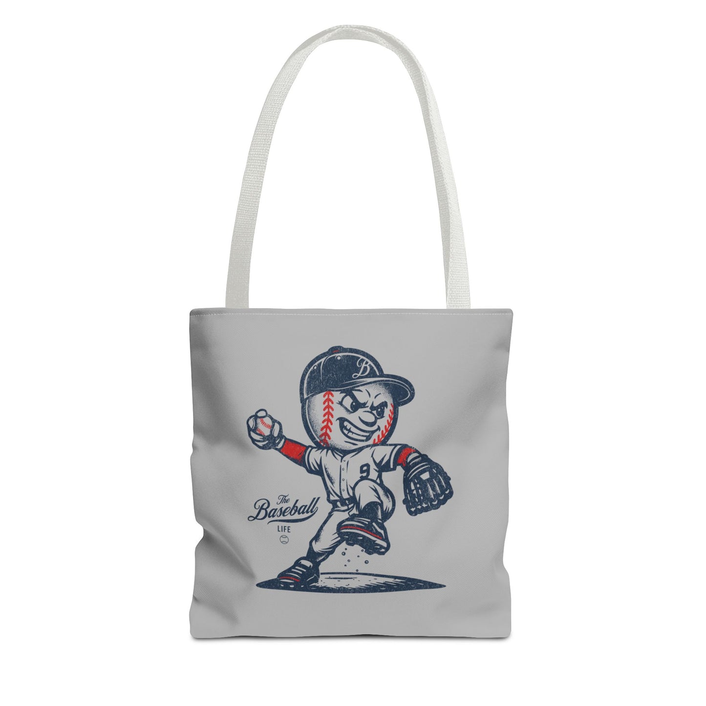 Mr. Baseball Mascot Pitching Tote