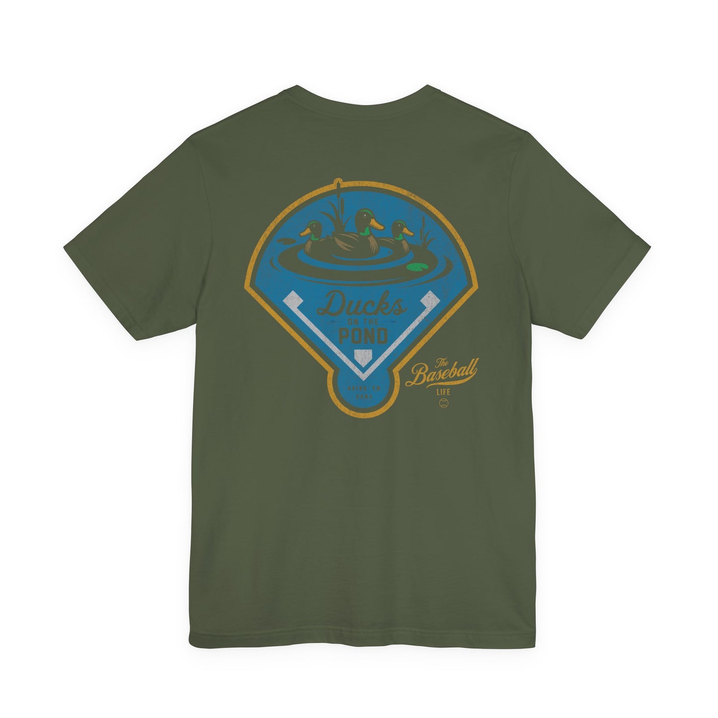 Ducks On The Pond Baseball T-Shirt