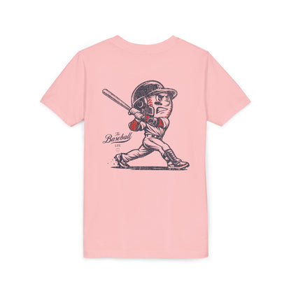 Youth Mr. Baseball Mascot Home Run T-Shirt