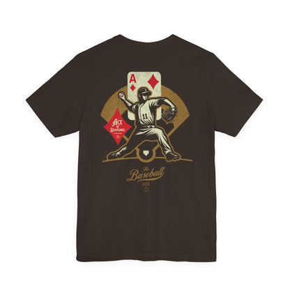 Ace of Diamonds Baseball T-Shirt