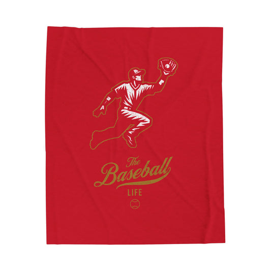 Velveteen Plush Blanket_Player Icon_Red
