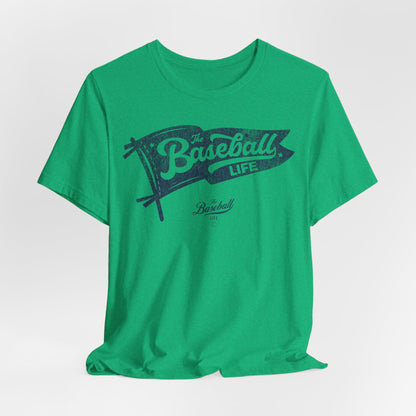 Baseball Pennant T-Shirt - Navy Print