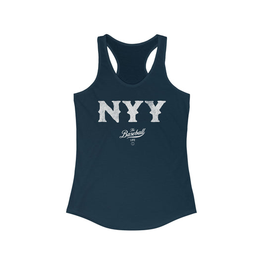 The Baseball Life City Series NYY_Women's Racerback Tank