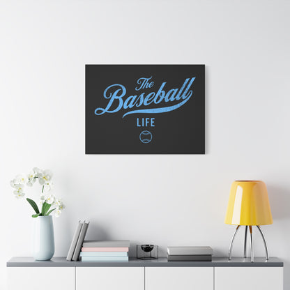 Wall Art Canvas_Black w Carolina Blue