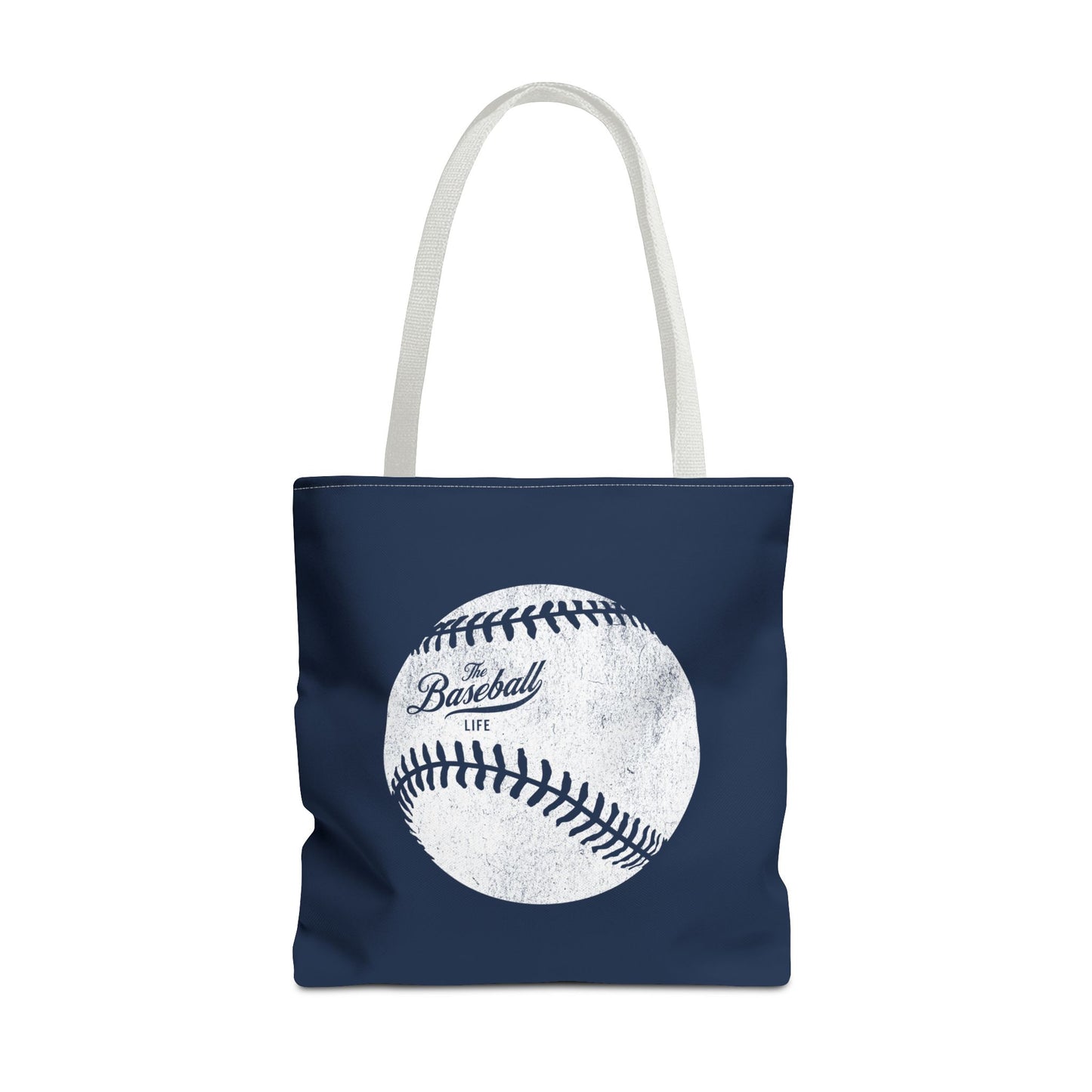Weathered Baseball Tote Bag_Navy