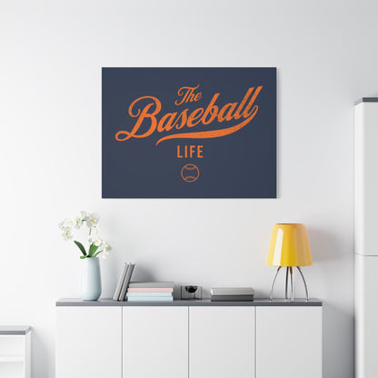 Wall Art Canvas_Navy w Orange