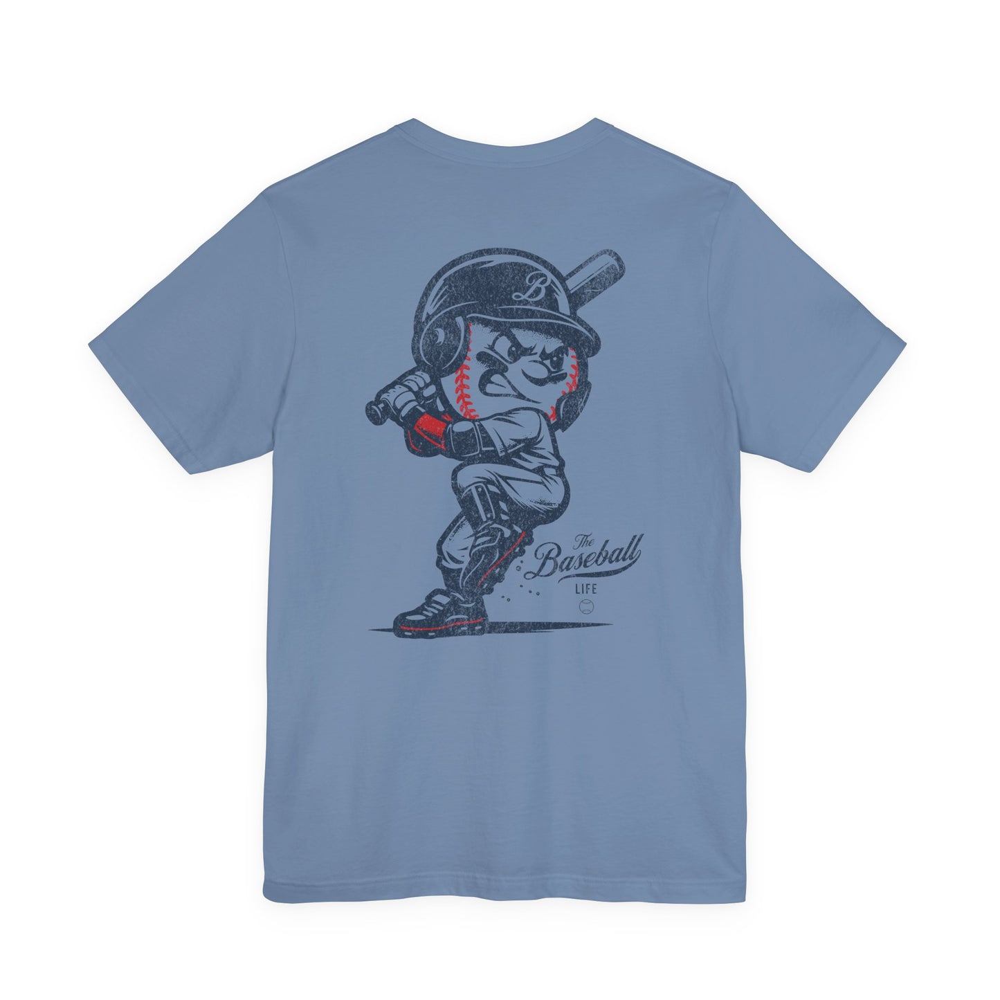 Mr. Baseball Mascot Batting T-Shirt