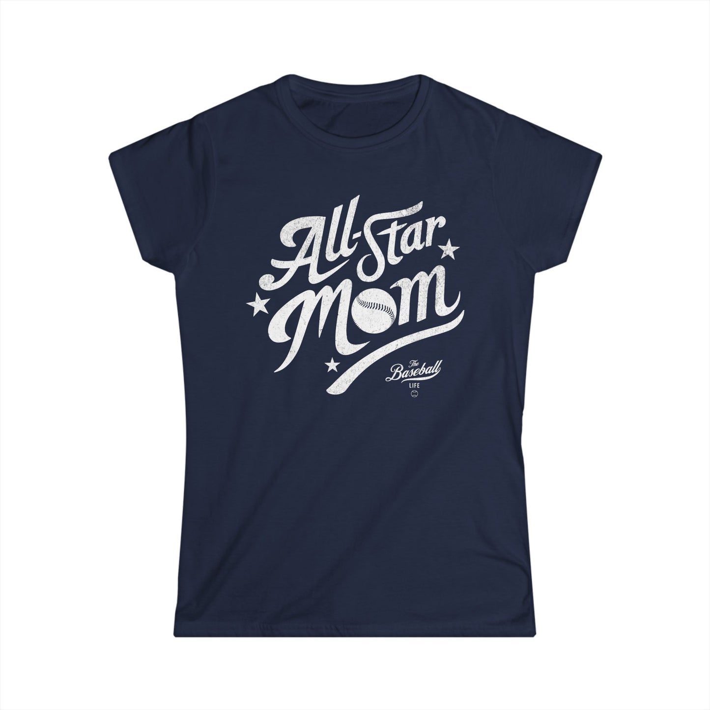 Women's All-Star Mom Baseball T-Shirt