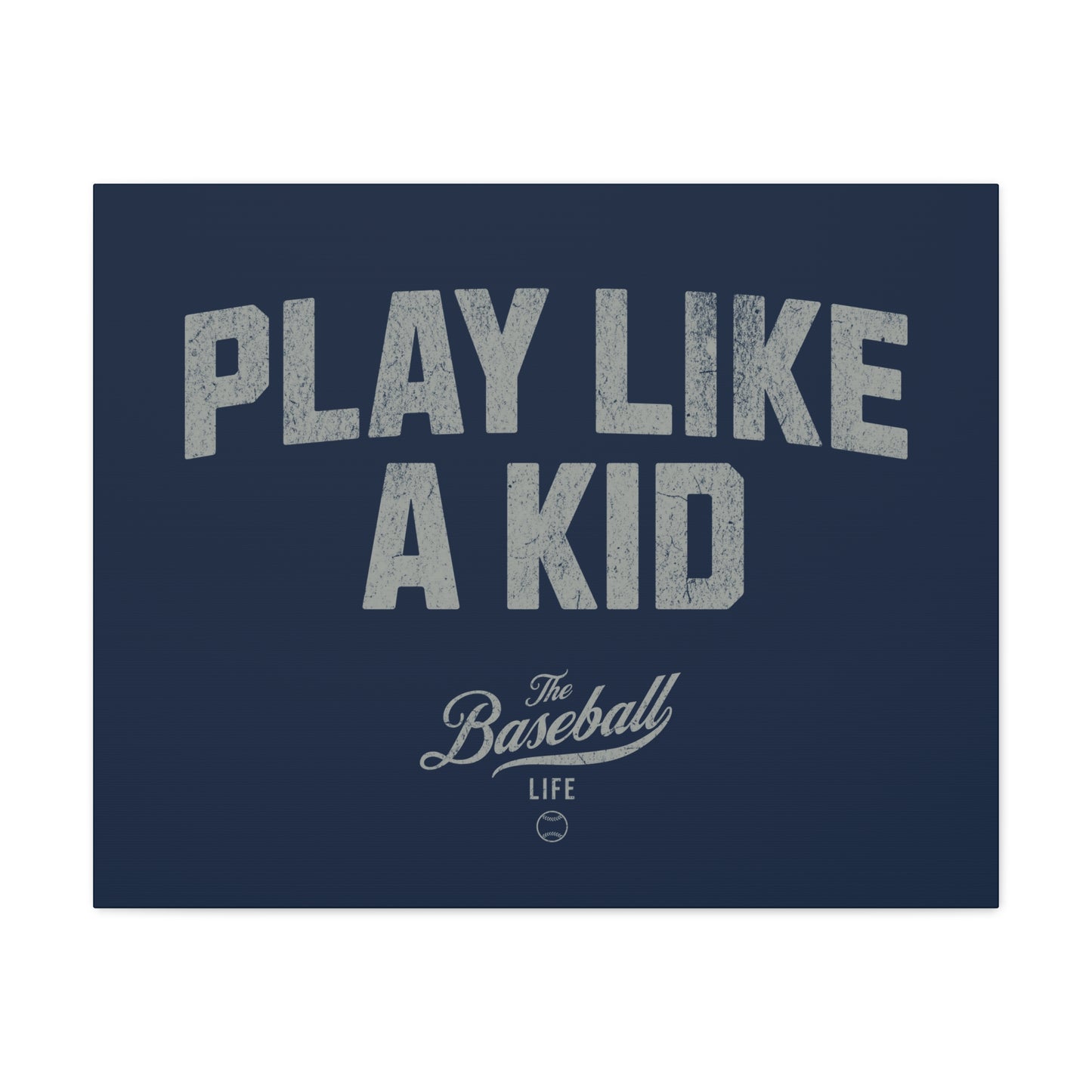 Play Like A Kid Wall Art Canvas_Navy