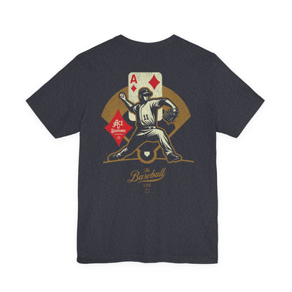 Ace of Diamonds Baseball T-Shirt
