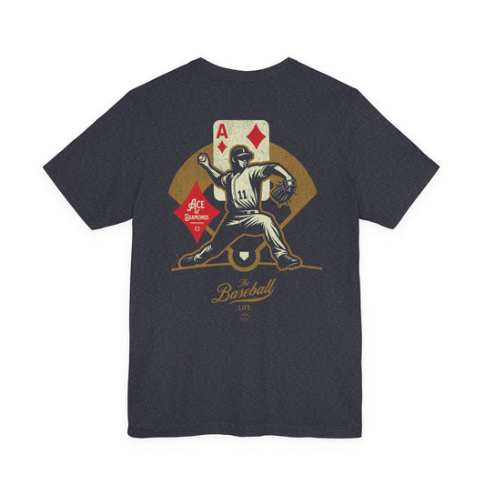 Ace of Diamonds Baseball T-Shirt