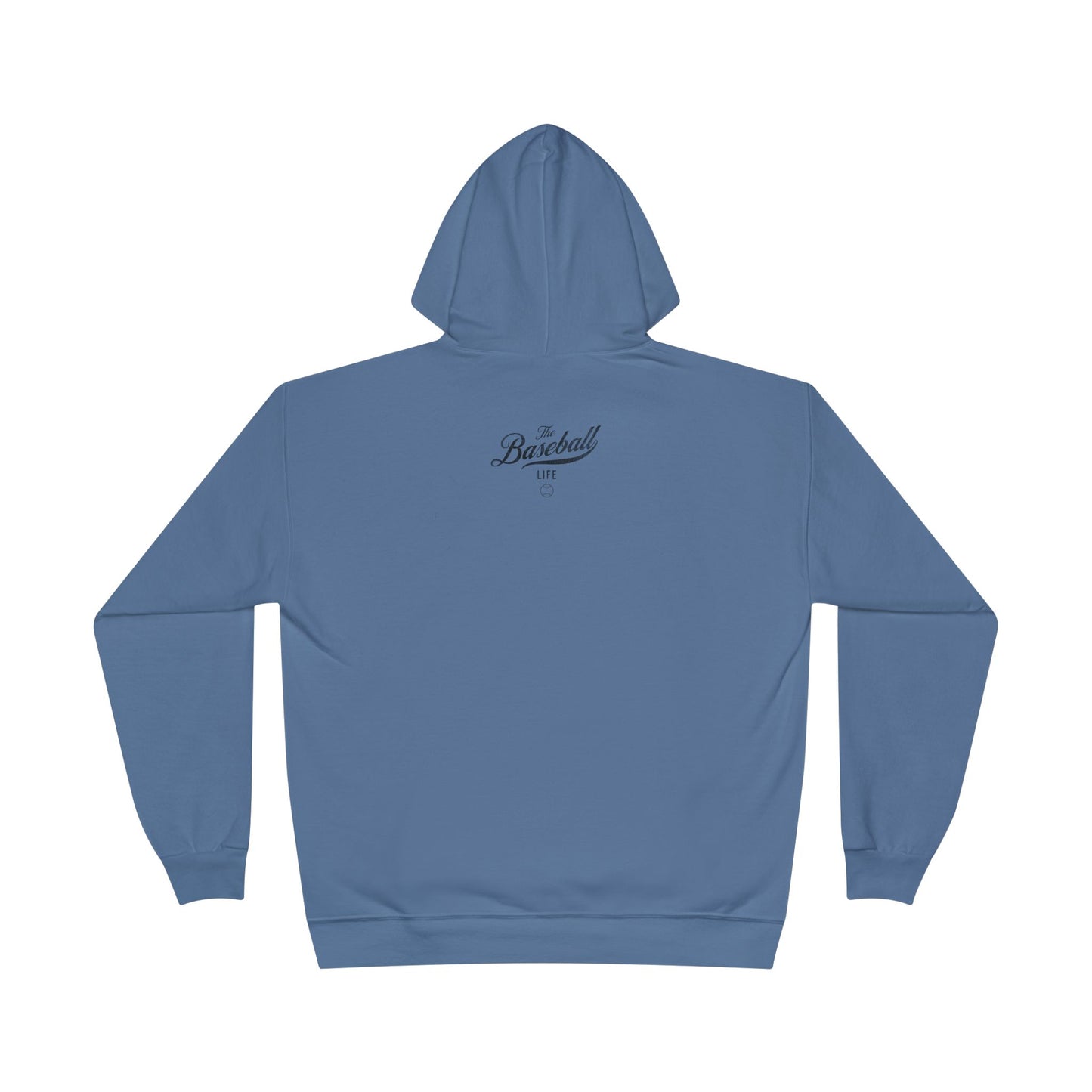 The Baseball Life Hoodie w/Grommets_Black Print