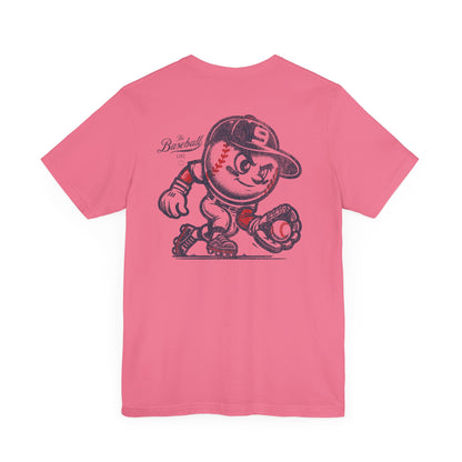 Mr. Baseball Mascot Fielding T-Shirt