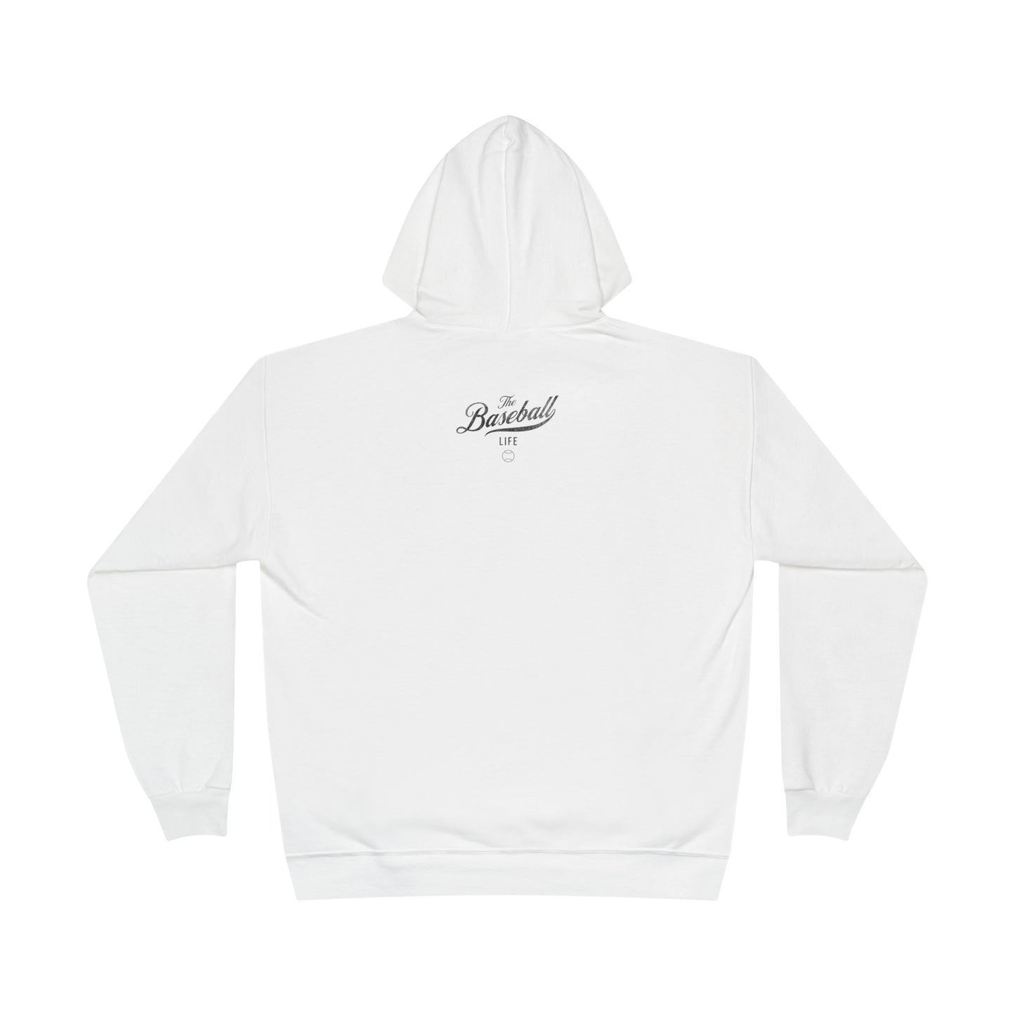 The Baseball Life Hoodie w/Grommets_Black Print