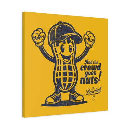 Crowd Goes Nuts Wall Art Canvas_Yellow Gold