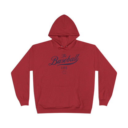 The Baseball Life Hoodie w/Grommets_Navy Print