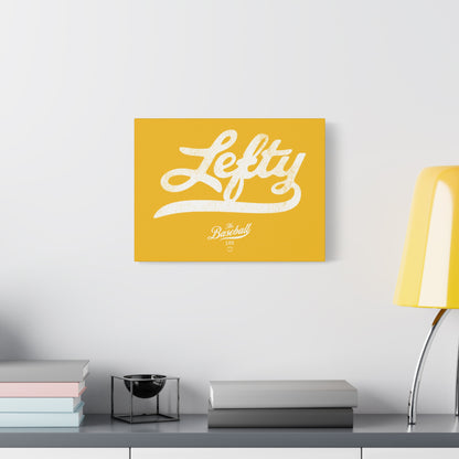 Lefty Wall Art Canvas_Yellow Gold