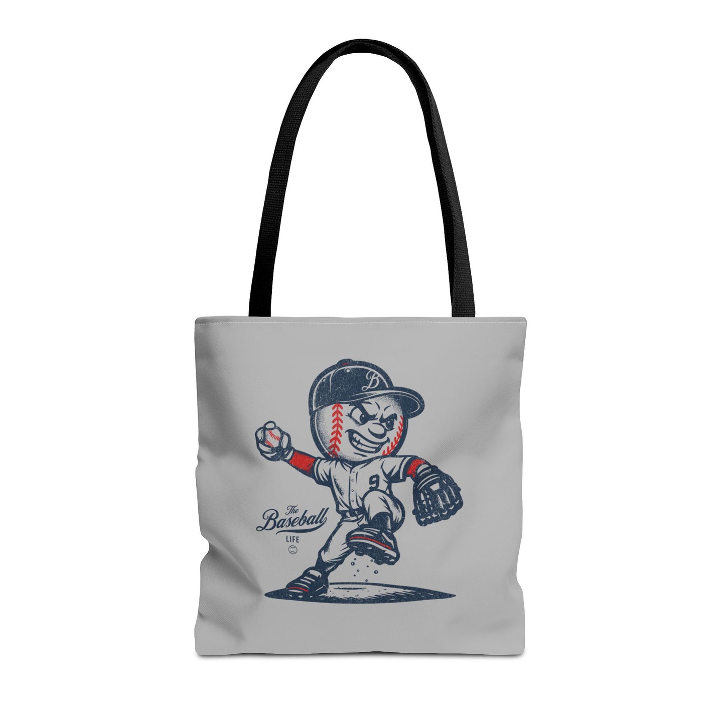 Mr. Baseball Mascot Pitching Tote