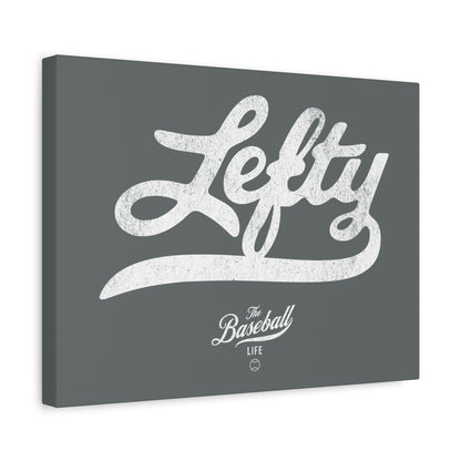 Lefty Wall Art Canvas_Dark Gray